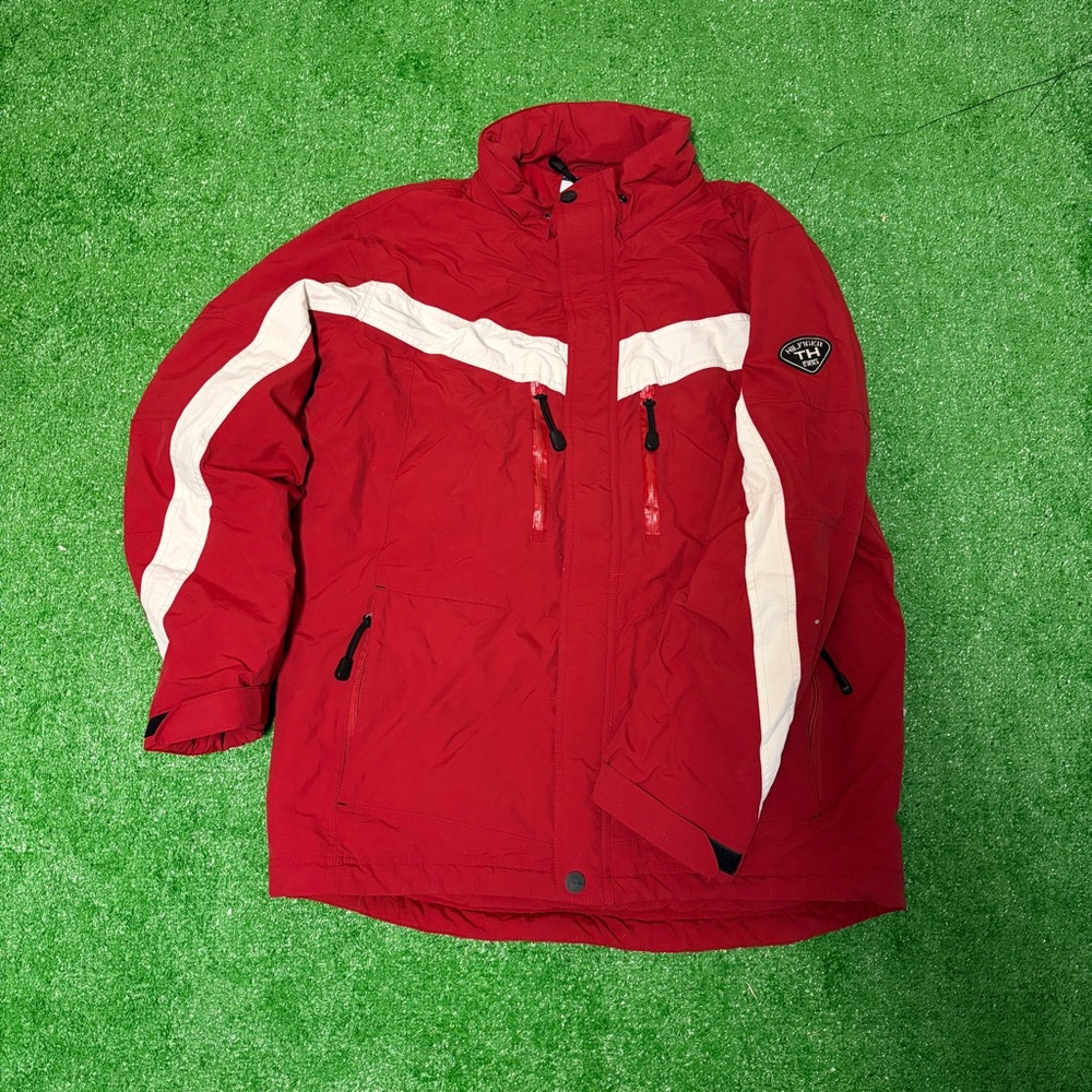 Vintage Tommy Hilfiger puffer jacket 90s Winter Ski jacket Tommy Hilfiger coat
